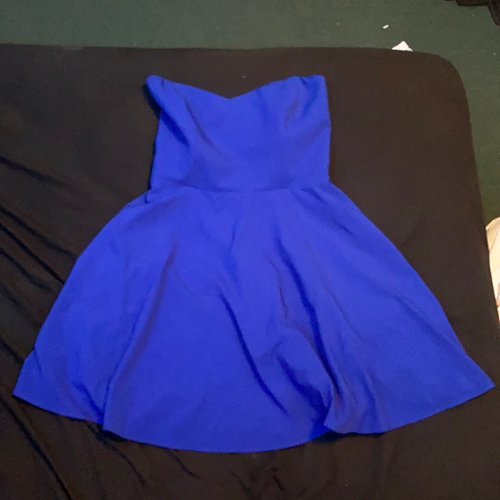 deep blue dress